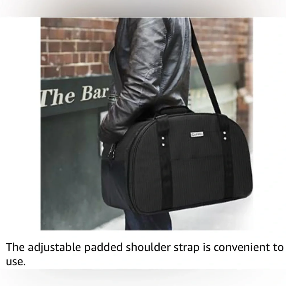 Bartender Kit Travel Carrying Bag with Padded Compartment for Wine and Bar Tools